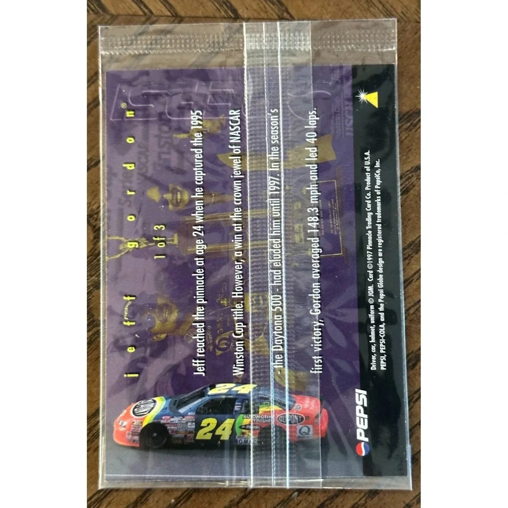 1997 Pinnacle‎ - Precision Steel Jeff Gordon Set Pepsi NASCAR